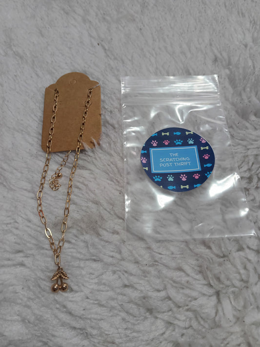 Choker/Necklace with Cherries