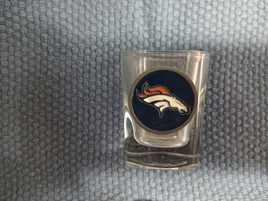 Broncos Shot Glass